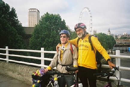 Wolfgang und Bernhard auf der Watterloo Brigde